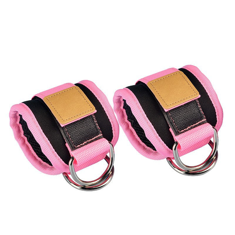 Gantry leg exercise elastic drawstring leggings ankle buckle straps