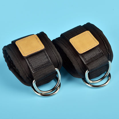 Gantry leg exercise elastic drawstring leggings ankle buckle straps