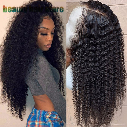 Brazilian Kinky Curly Human Hair Wigs